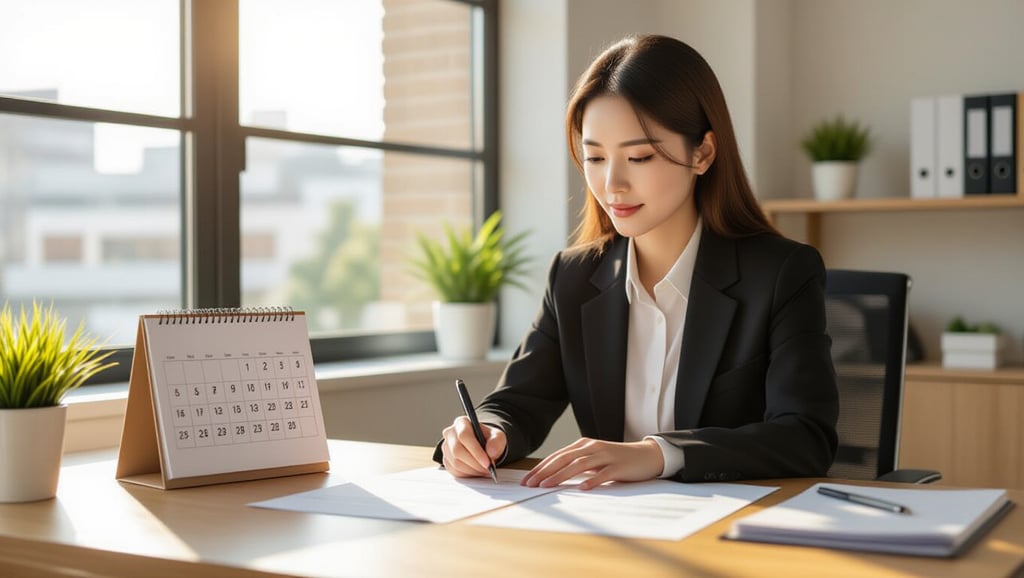 🗓️ 잊지 마세요! 신고 기간 및 주요 세무 일정
