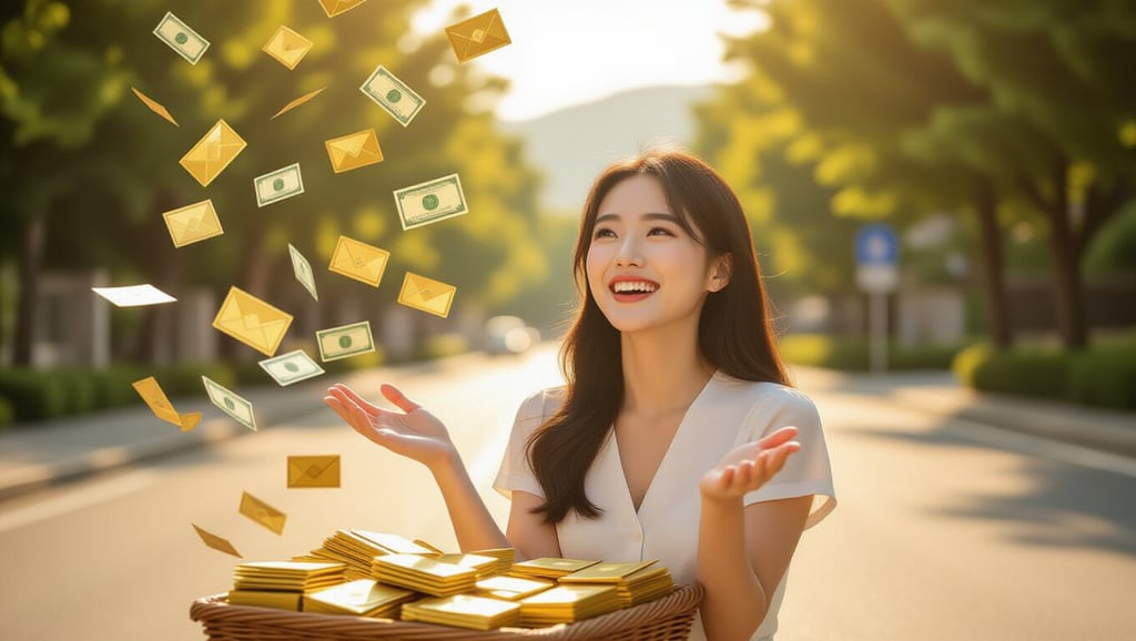 💸 돈을 줍거나 받는 꿈, 금전운 분석