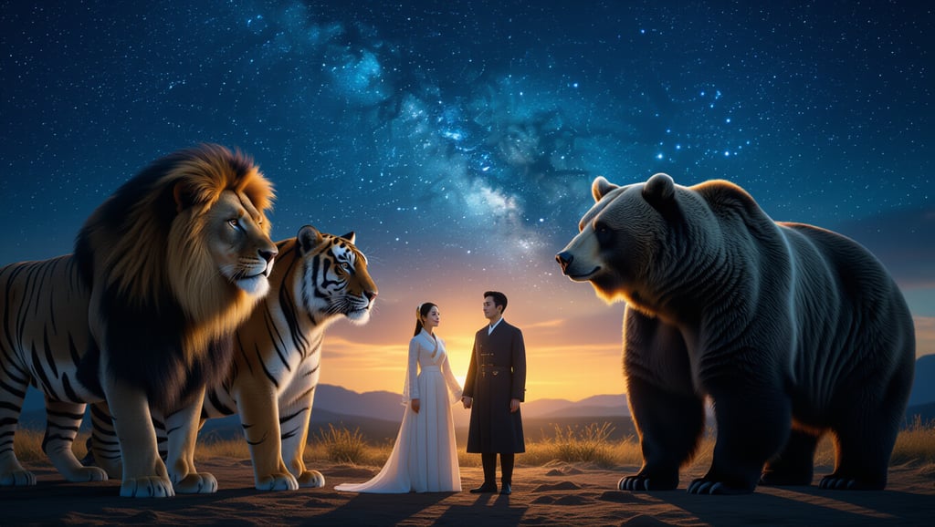 🦁 권위와 힘을 상징하는 대형 동물의 꿈 해석