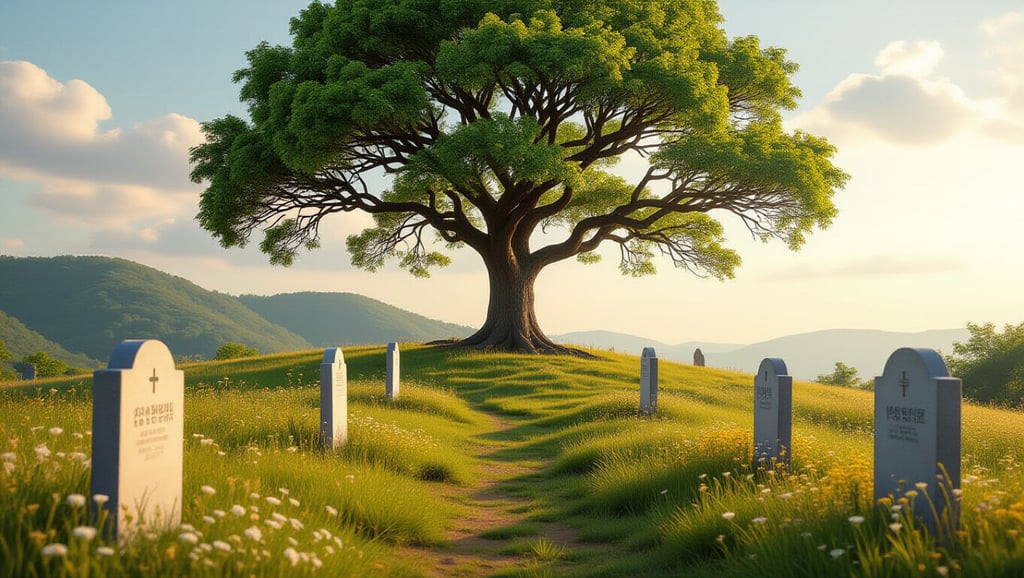🌳 무덤 주인과 주변 환경의 의미