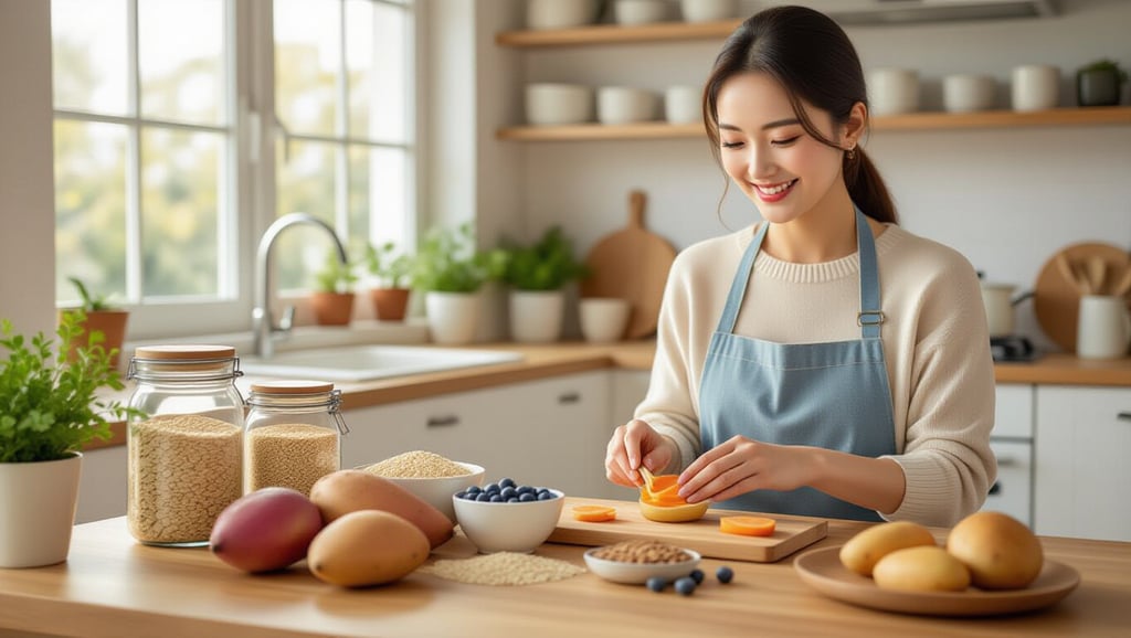 🍎 혈당 관리와 다이어트 효율을 높이는 건강한 탄수화물 리스트